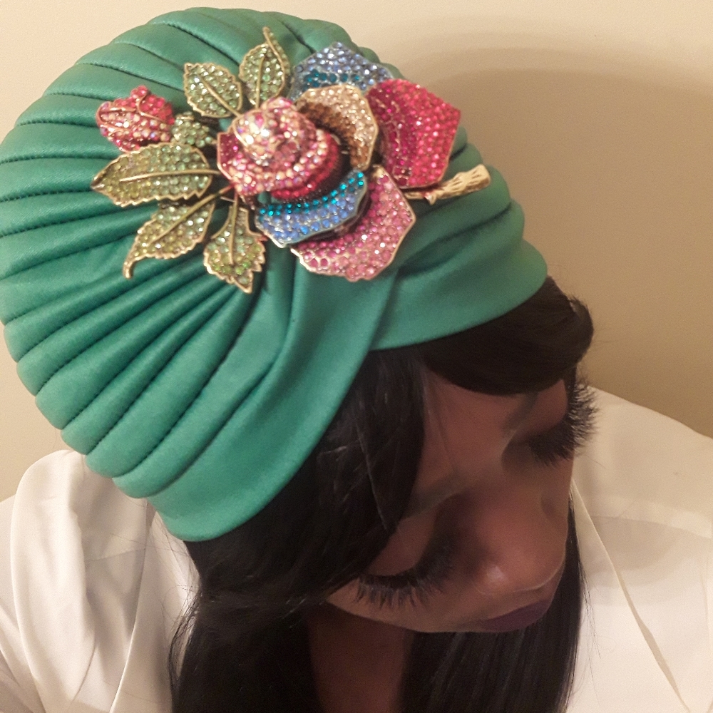 Head wear Turbans custom added accessories
